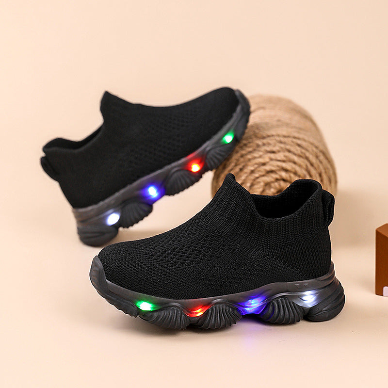 Children's Flyknit Soft-Sole Trainers | Lightweight Kids Shoes