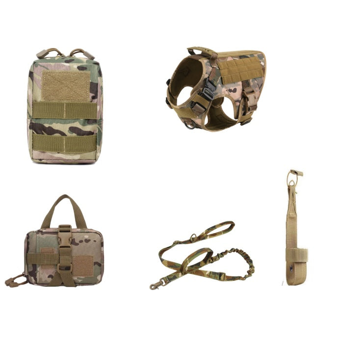 Tactical Dog Harness Set | 5 Piece K9 Training Vest & Leash