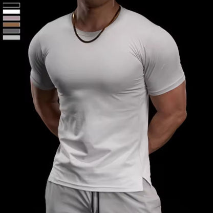 Men's High-Stretch Mesh Sports T-Shirt | Graphic Print | XXS–6XL