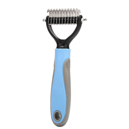 Pet Grooming Brush | Button Hair Removal | Non-Slip | Cats & Dogs