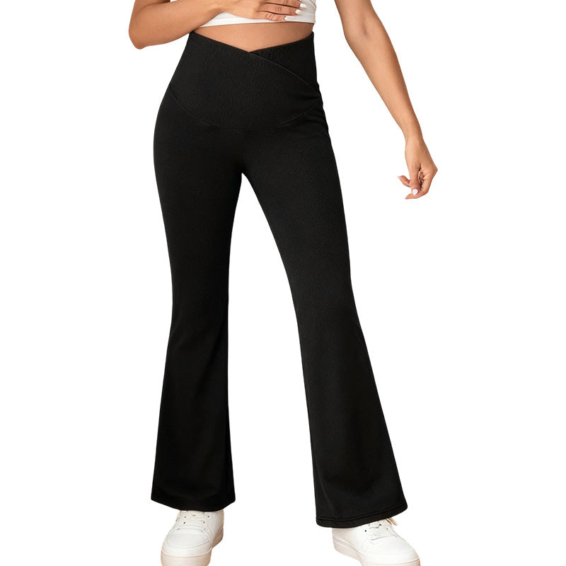 Women's Maternity High-Waist Slim Jeans with Belly Support