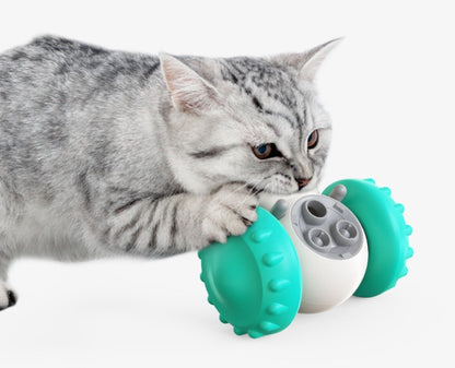 Interactive Slow Feeder Tumbler Toy for Cats & Dogs | IQ Treat Dispenser