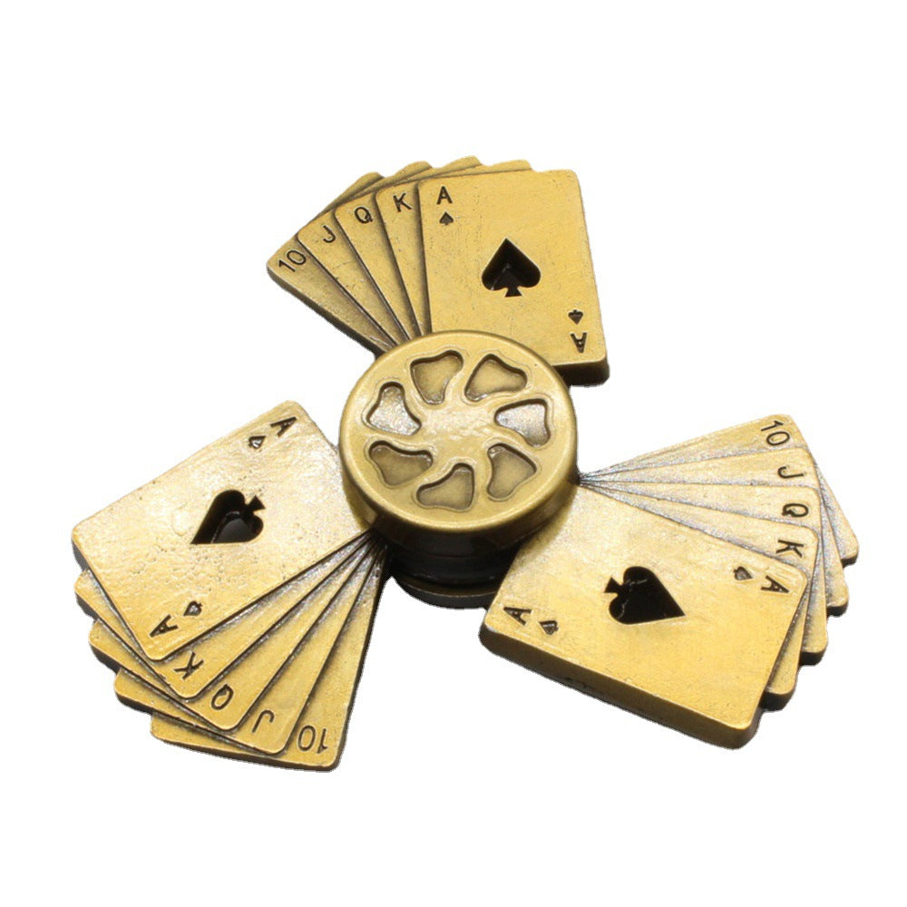 Poker Fingertip Gyroscope | Zinc Alloy | 4 Finishes