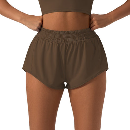 Women's Loose High-Waist Yoga Shorts | Lycra | 5 Colours