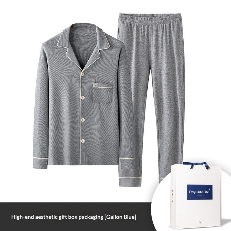 Men's Jacquard Plaid Pyjama Set | Viscose Loungewear