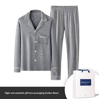 Men's Jacquard Plaid Pyjama Set | Viscose Loungewear