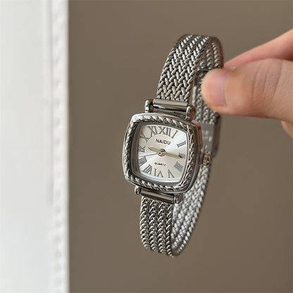 Women's Roman Numeral Square Watch | Alloy Case | 5 Colours