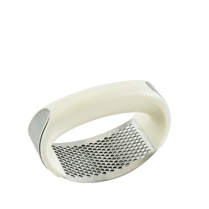 Stainless Steel Garlic Press — 304 Grade Manual Garlic Crusher with Non-Slip Handle