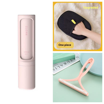 2-in-1 Self-Cleaning Pet Hair Remover Brush | Lint Roller for Cats & Dogs | JParker