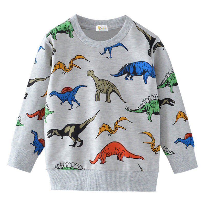 Children's Cotton Terry Cartoon Sweatshirt | Boys & Girls Top