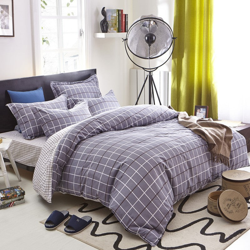 Cotton Four-Piece Bedding Set | Single to Super King & Beyond