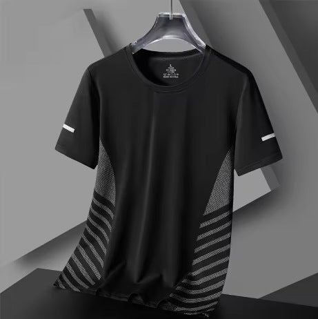 Men's Short Sleeve Polyester T-Shirt | Minimalist Summer Casual