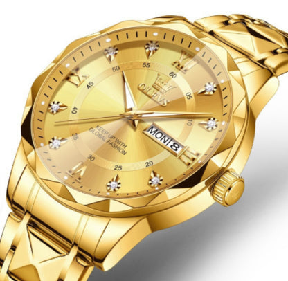 Men's Luminous Waterproof Quartz Watch | Business Style | Multiple Colourways
