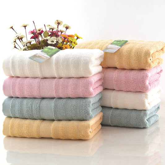 Bamboo Fibre Water Ripple Jacquard Face Towel 34x75cm