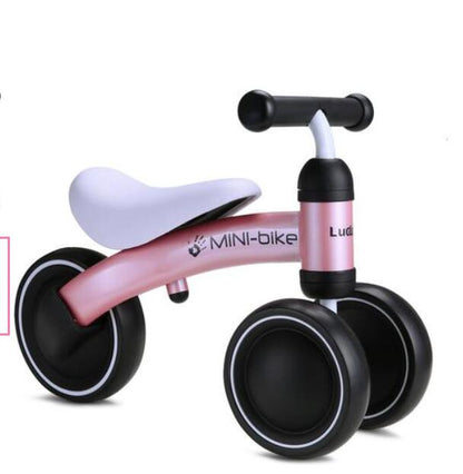 Children's Balance Twist Car – Baby Walker Scooter S-Frame Leather Seat