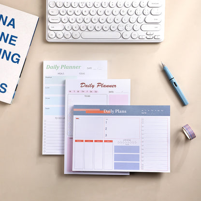 Magnetic Daily Planner Notepad | Tear-Off 120 Pages