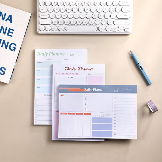 Magnetic Daily Planner Notepad | Tear-Off 120 Pages