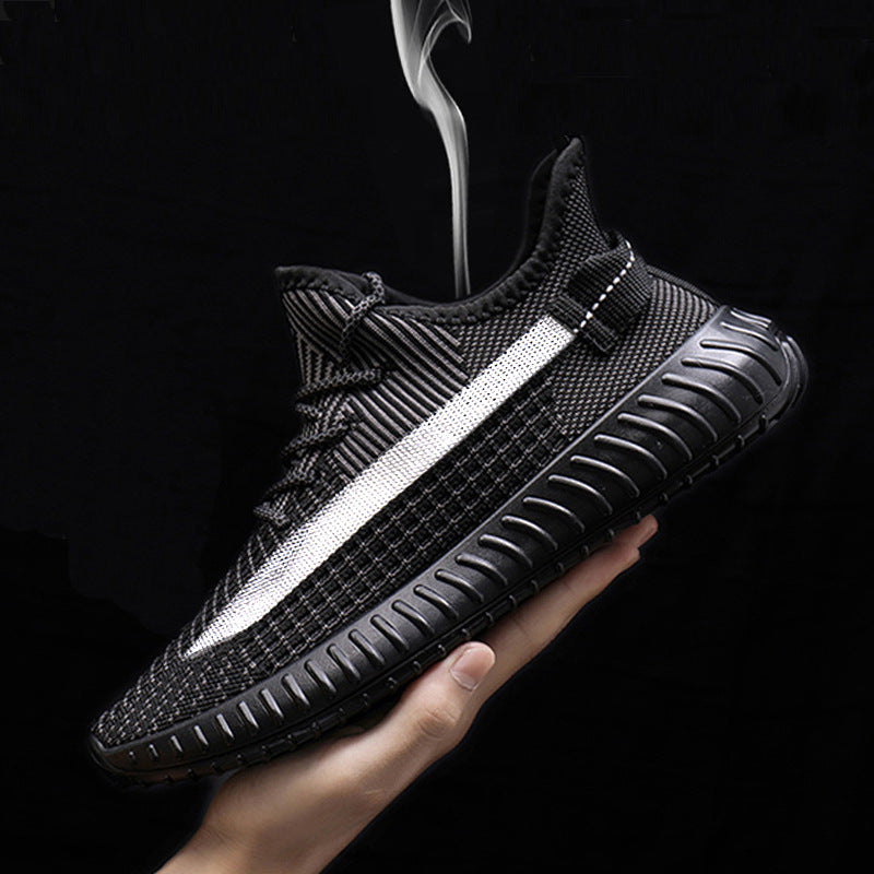 Men's Summer Mesh Trainers – Breathable Flat Sole Daily Sports Shoes