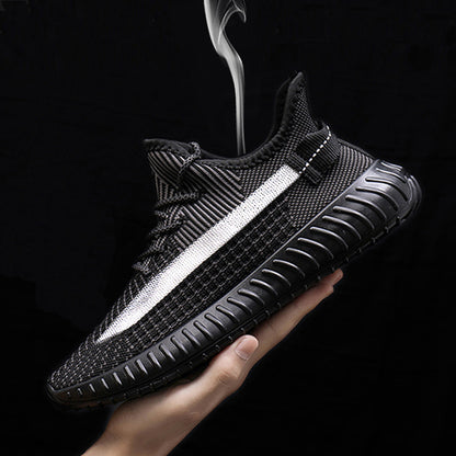 Men's Summer Mesh Trainers – Breathable Flat Sole Daily Sports Shoes