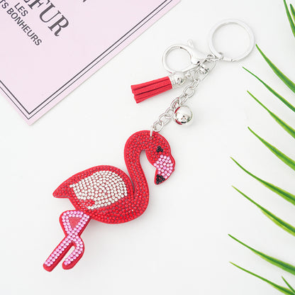 Crystal Tassel Keychain | Korean Fashion Alloy Bag Charm | 4 Colours