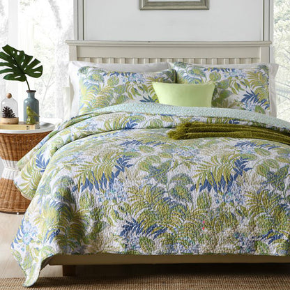 Cotton Summer Quilt Set | 3 Piece | 6 Patterns
