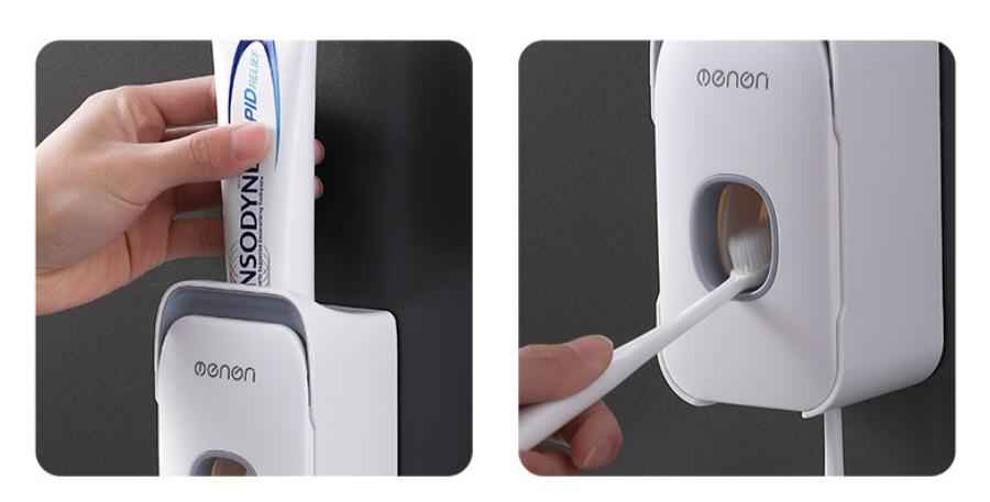 Automatic Toothpaste Dispenser – ABS Wall-Mounted Bathroom Accessory