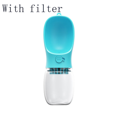 Portable Pet Water Bottle | One-Touch Dog Water Dispenser 350ml & 550ml