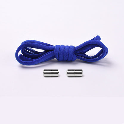 Elastic No-Tie Shoelaces – Half-Round Capsule Lock, 22 Colours