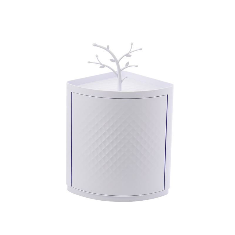 Rotatable Corner Bathroom Storage Rack | Wall-Mounted Organiser