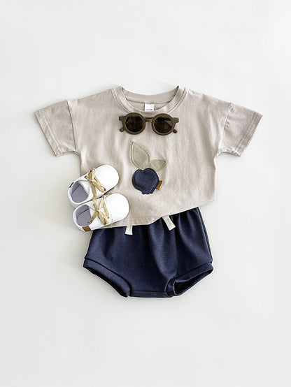 Baby & Toddler Short-Sleeve Top & Shorts Set | Cotton Summer Outfit 6M–3Y
