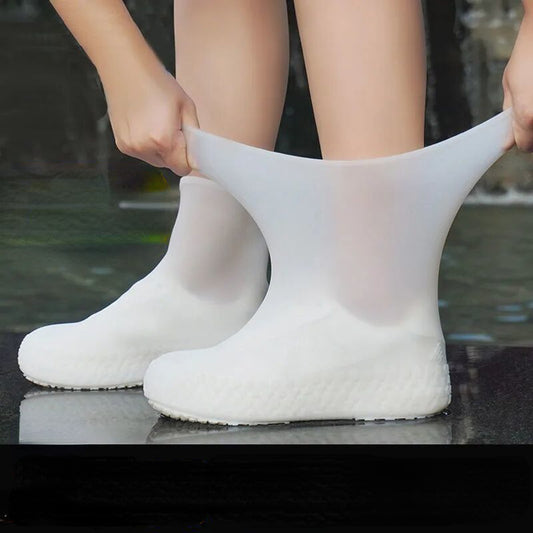 Silicone Waterproof Shoe Covers – Unisex Rain Boot Overshoes