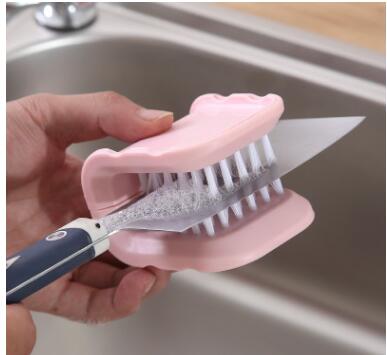U-Shaped Cutlery Cleaning Brush