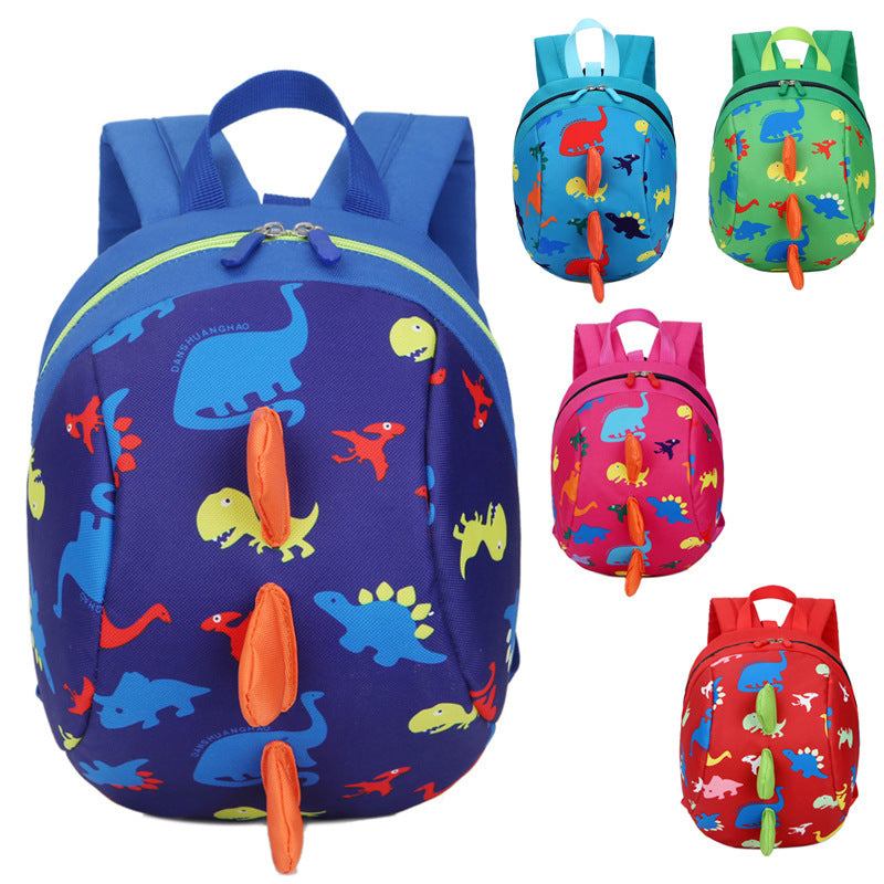 Toddler Anti-Lost Animal Print Backpack – Oxford Cloth, Korean Style