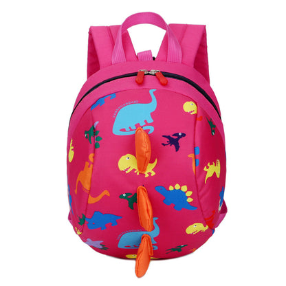 Toddler Anti-Lost Animal Print Backpack – Oxford Cloth, Korean Style