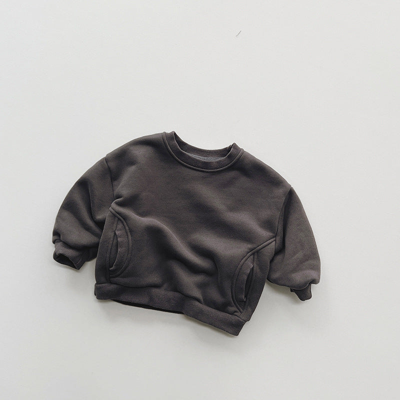 Children's Fleece Pullover Sweatshirt | Warm Kids Top