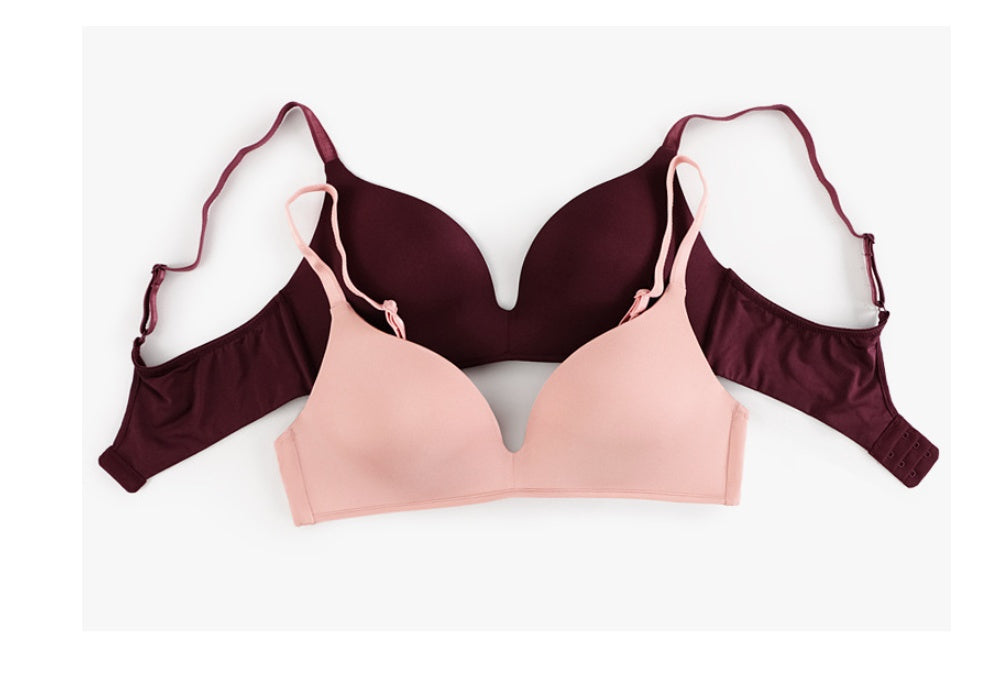 Women's Non-Wired Soft Cotton Bra - Seamless Everyday Comfort