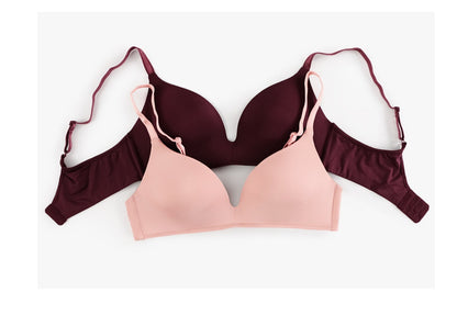 Women's Non-Wired Soft Cotton Bra - Seamless Everyday Comfort