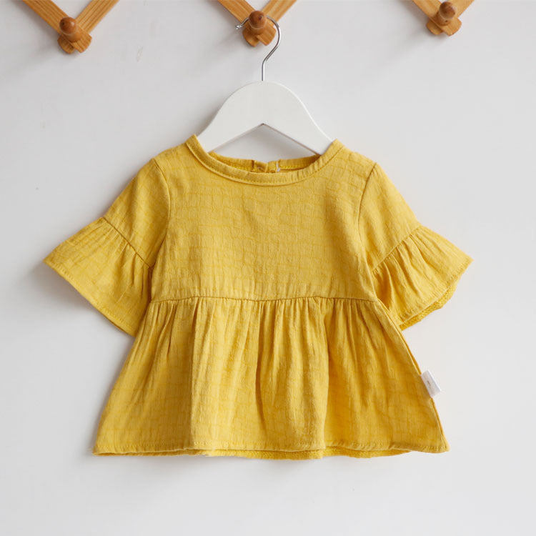 Baby & Toddler Cotton Short Sleeve T-Shirt – 4 Colours