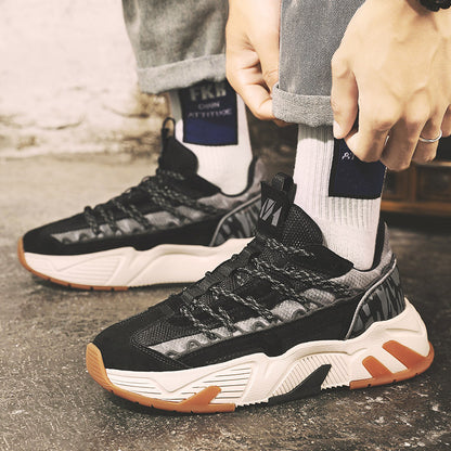 Men's Lightweight Transparent Upper Casual Sports Shoes – Breathable Trainers