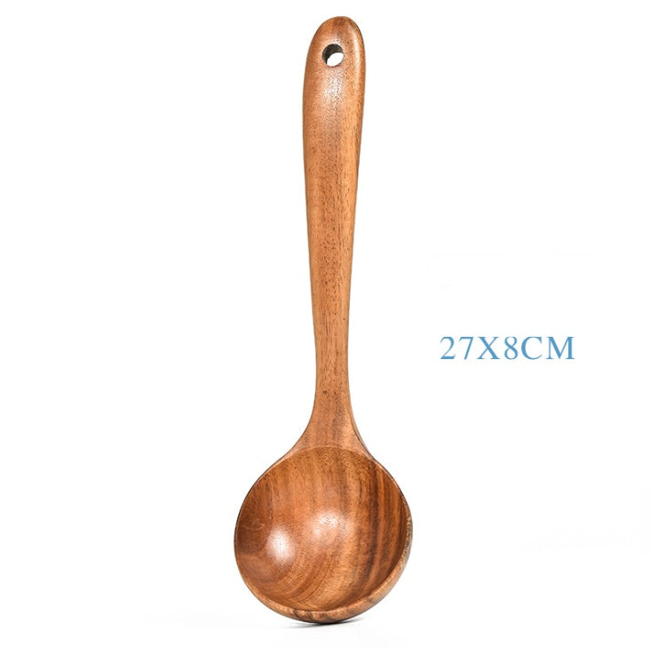 Natural Wood Kitchen Utensil Set | 2, 4, 7 & 8-Piece Sets
