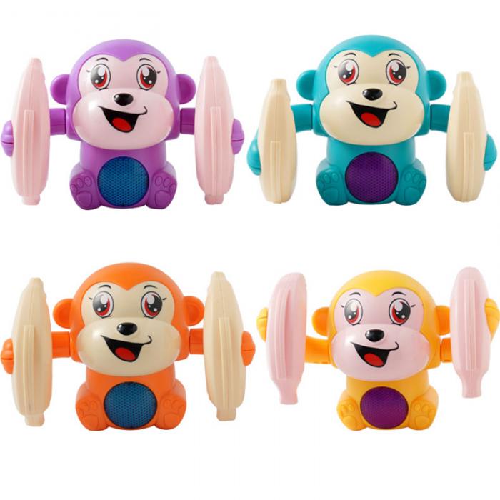 Electric Tumbling Monkey Toy - Light & Sound
