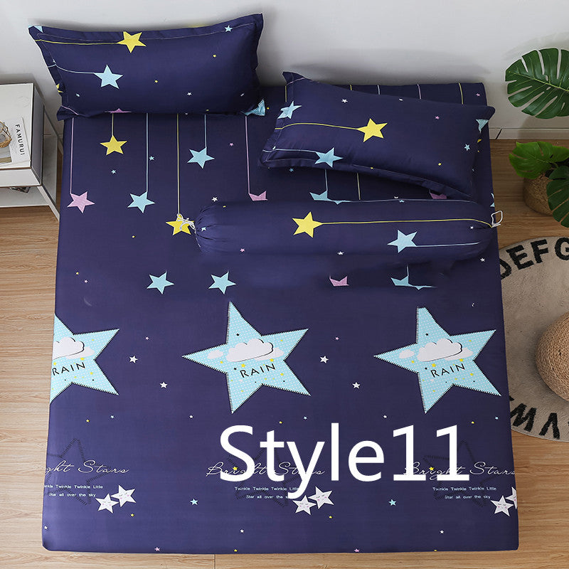 Cartoon Print Fitted Sheet & Pillowcase | Multiple Sizes & Designs