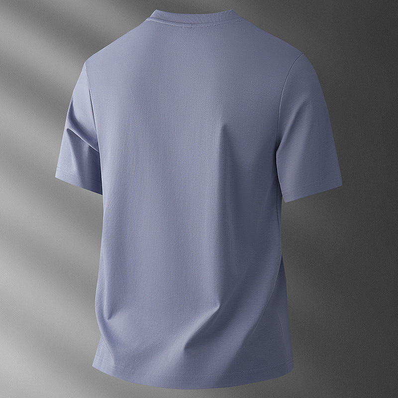 Men's Ice Silk Cool-Feel T-Shirt | Lightweight Summer Tee
