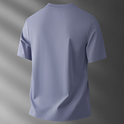 Men's Ice Silk Cool-Feel T-Shirt | Lightweight Summer Tee