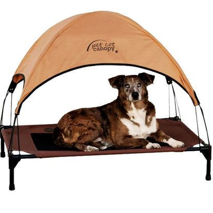 Elevated Pet Camp Bed – Oxford Cloth & Metal Frame | Moisture-Proof | Dogs & Cats | S, M & L