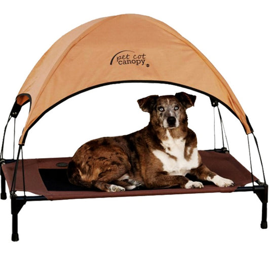 Elevated Pet Camp Bed – Oxford Cloth & Metal Frame | Moisture-Proof | Dogs & Cats | S, M & L