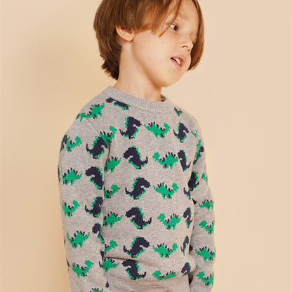 Kids Cotton Knit Pullover Sweater | Boys & Girls Jumper