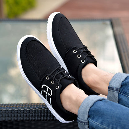 Men's Slip-On Air Casual Sneakers - Lightweight Autumn Fashion Trainers