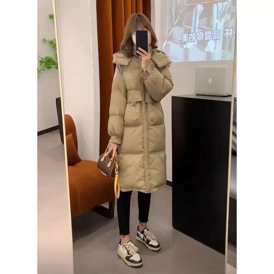 Women's Padded Cotton Jacket - Long Sleeve Winter Coat
