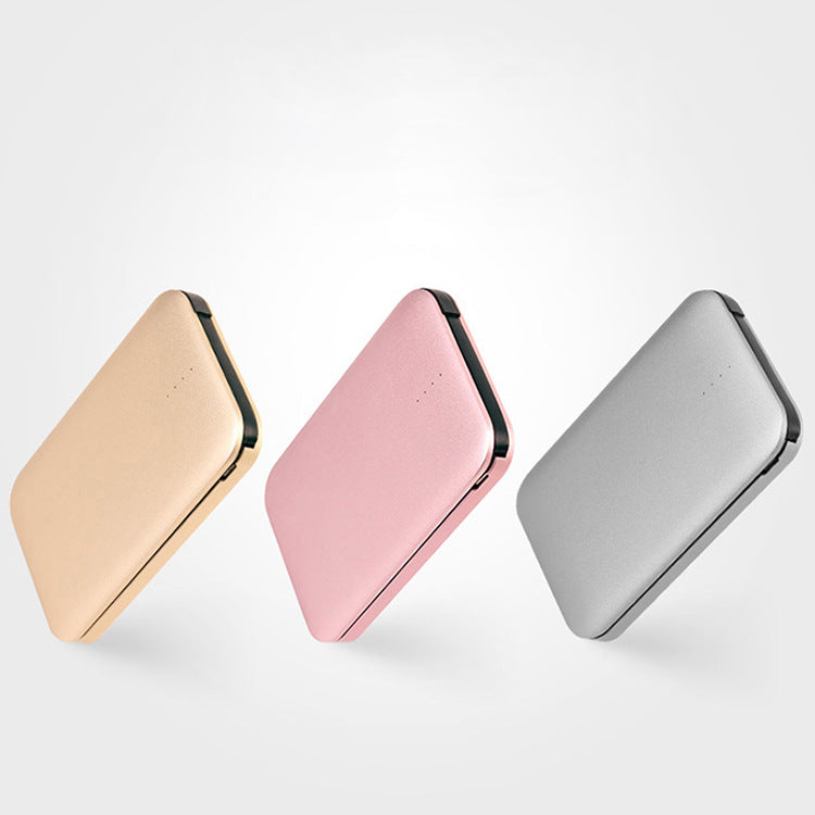 Ultra-Slim Square Alloy Power Bank – 8000mAh & 16000mAh Red, Black & Green